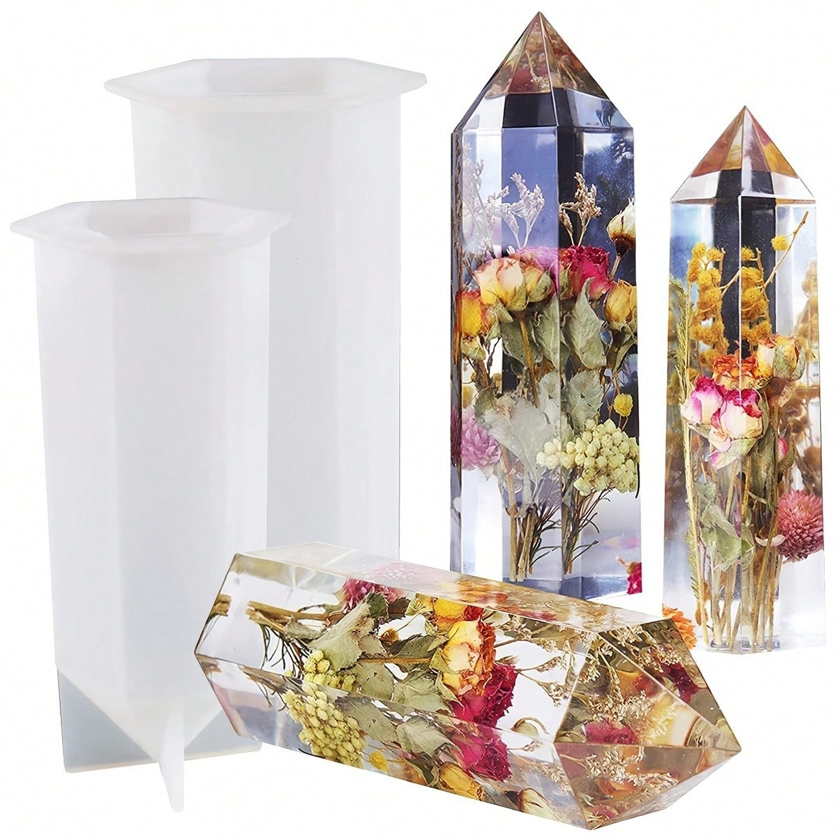Flower Preservation Resin - قالب سيليكون لصب الراتنج على شكل