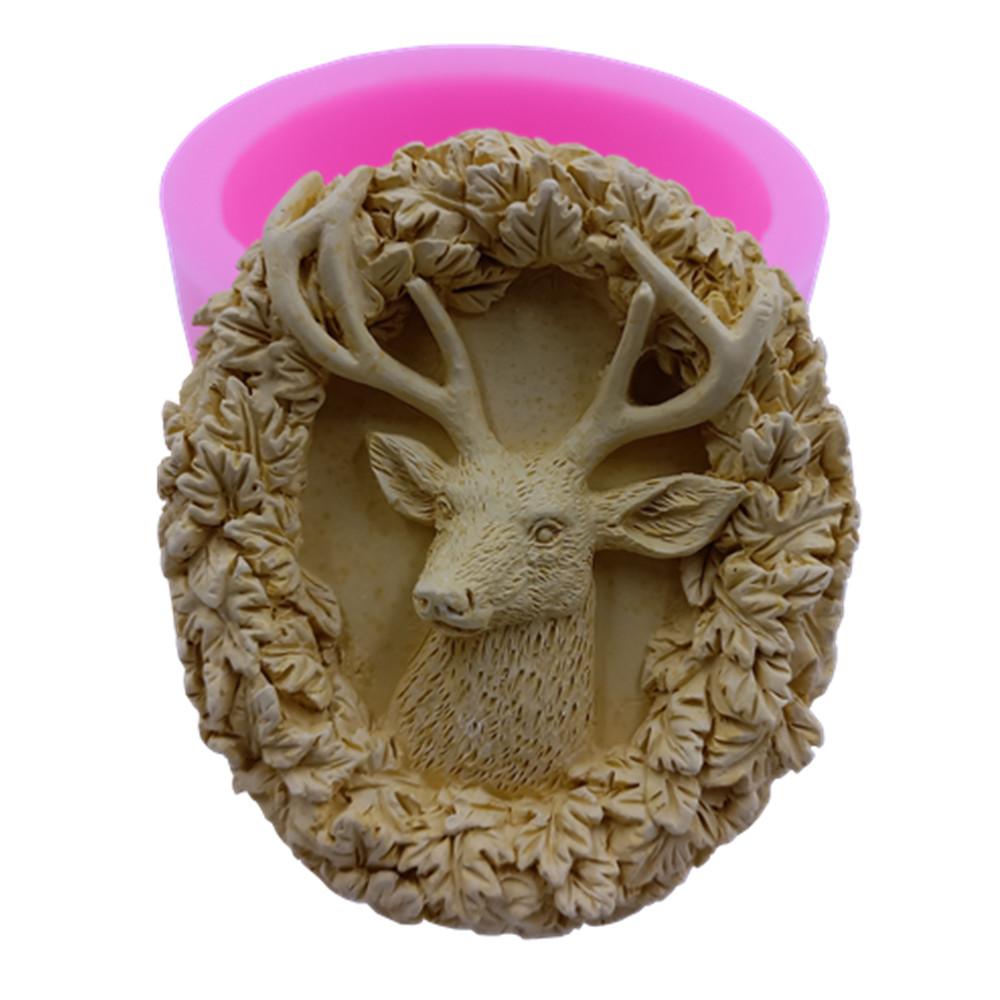 Resin Craft Ideas - الغزلان تصميم الصابون قالب من السيليكون