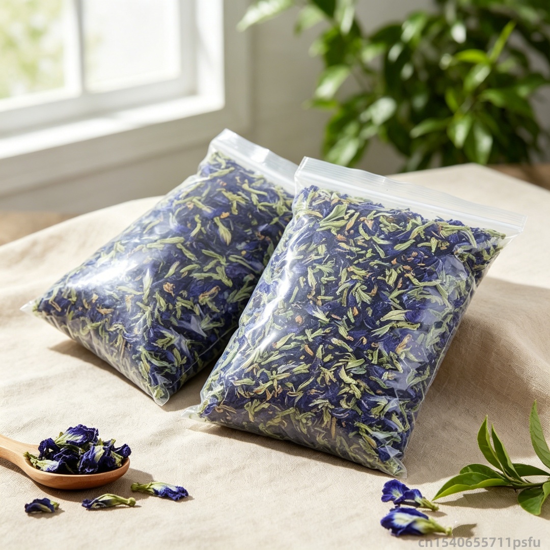 Dried Flower Bulk - زهرة الفراشة الطبيعية المجففة، زهرة البازلاء