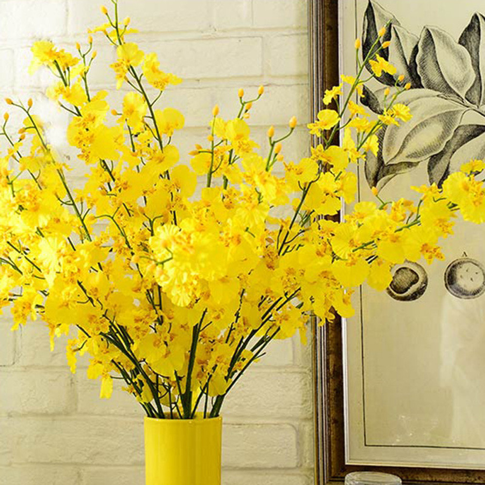 الأصفر محاكاة زهرة الرقص السحل - مراجعة Dried Flower Bulk وسعره