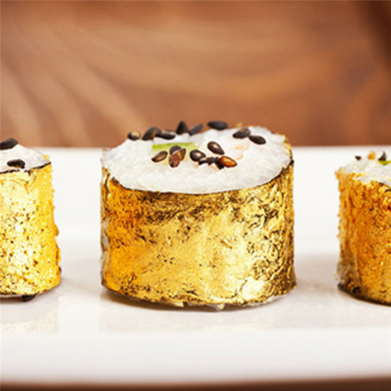 ورق فويل ذهبي نقي عيار 24 ، مض - مراجعة Gold Foil Flakes وسعره