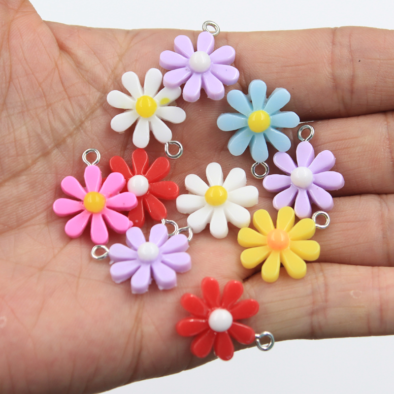 30 قطعة زهرة Charms عباد الشمس - مراجعة Flower Preservation Resin وسعره