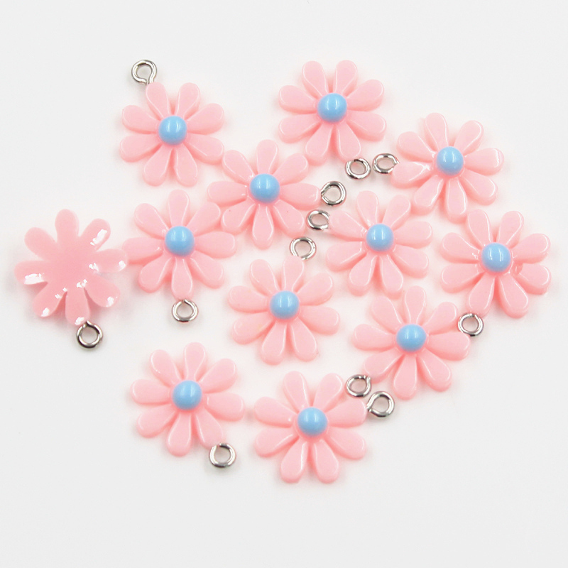 30 قطعة زهرة Charms عباد الشمس - مراجعة Flower Preservation Resin وسعره