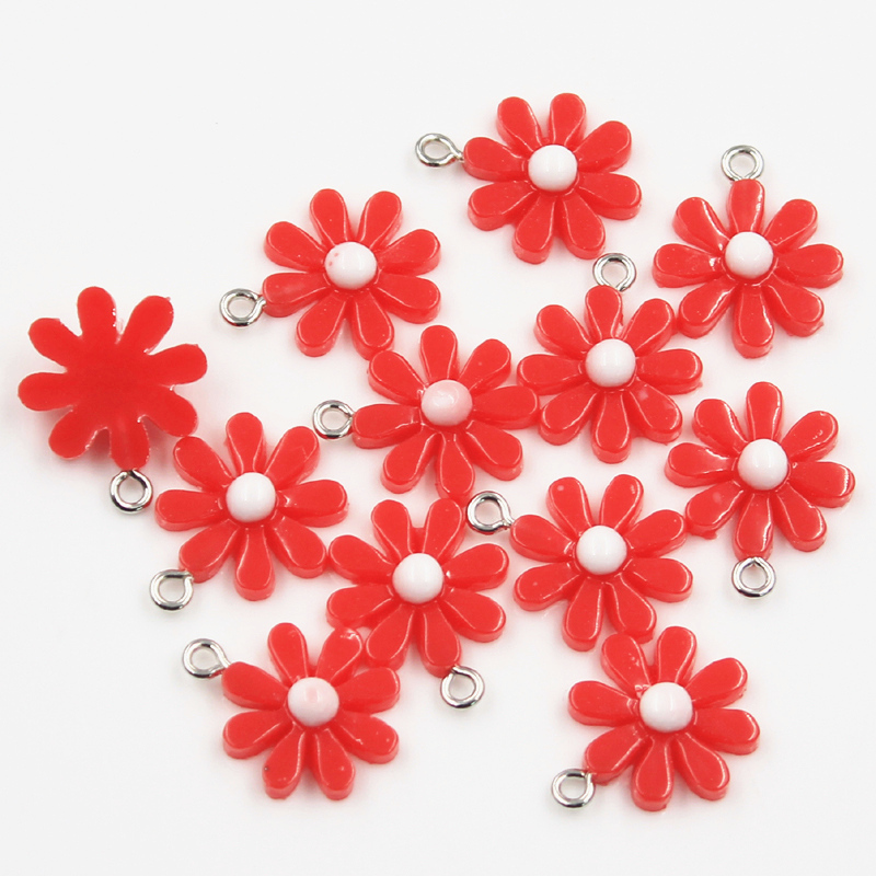 30 قطعة زهرة Charms عباد الشمس - مراجعة Flower Preservation Resin وسعره
