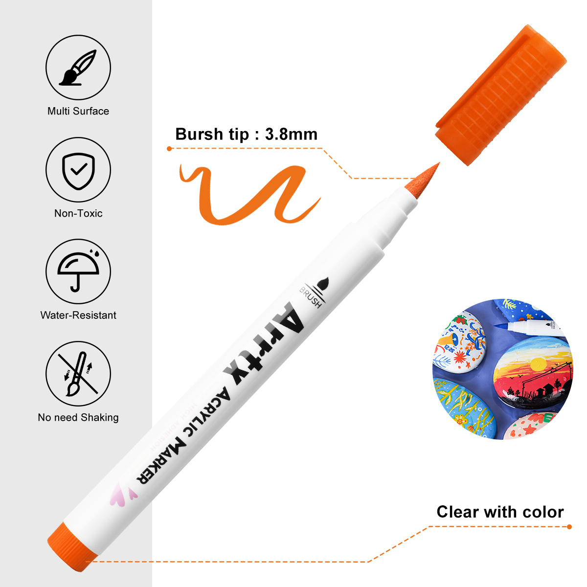 Arrtx 30 لونًا من الأكريليك، أ - مراجعة Copic Marker Classic وسعره