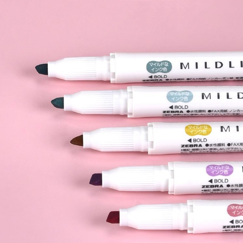 زيبرا 1 قطعة قلم تحديد WKT7 بط - مراجعة Zebra Pen Mildliner وسعره