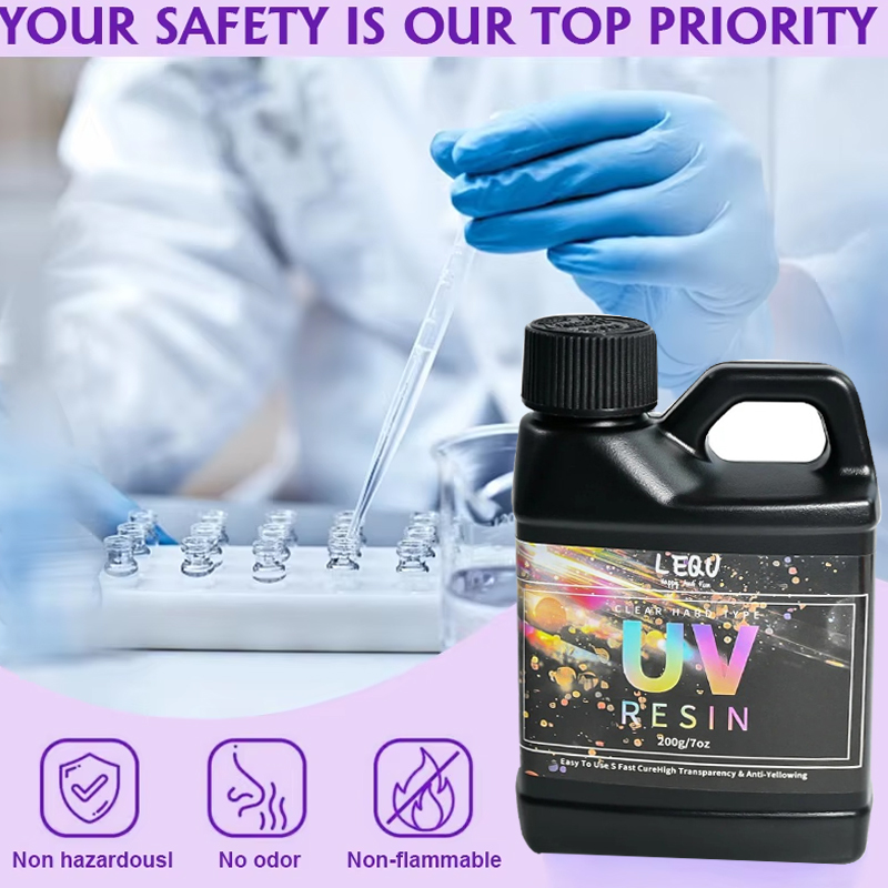 طقم راتنج UV بوزن 200/500 جرام - مراجعة Epoxy Uv Resin Kit وسعره